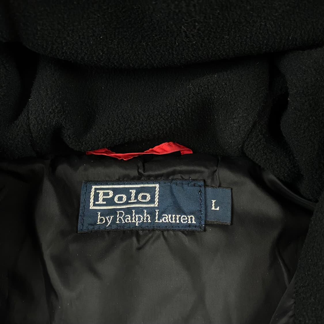 폴로 자수 빅포니 스위스 레드 푸퍼 다운 숏 패딩 (100) 상품이미지10