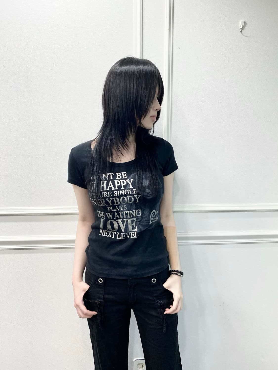 2000s Girl Print Slim Tee 상품이미지2