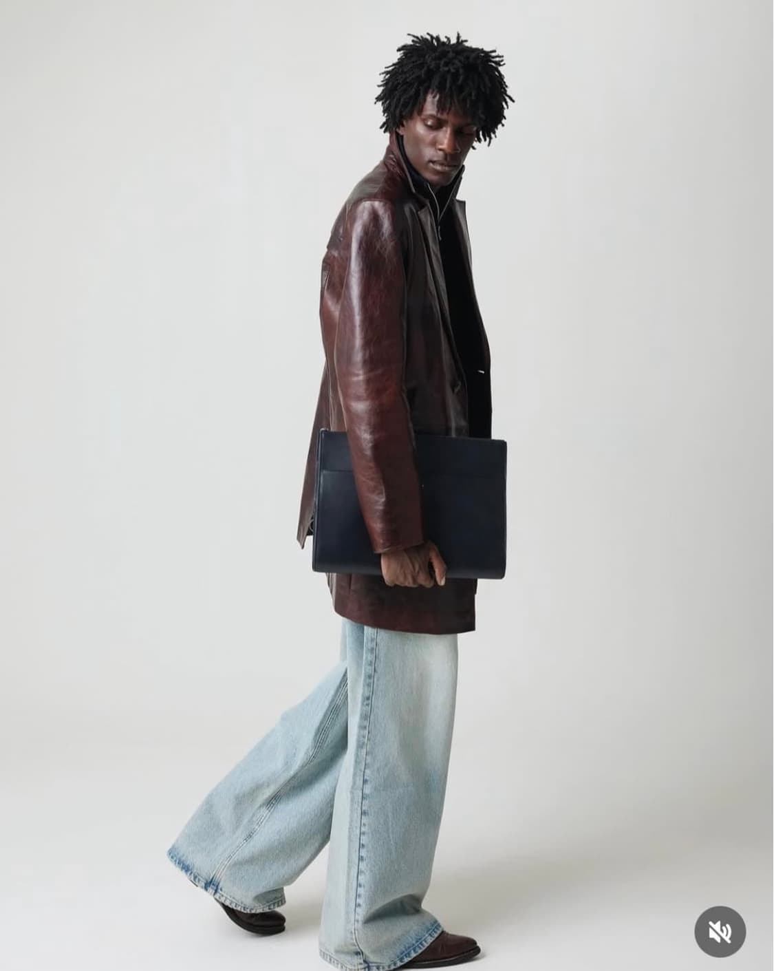 PI WIDE LEG LIGHT BLUE WASHED DENIM 32 상품이미지5