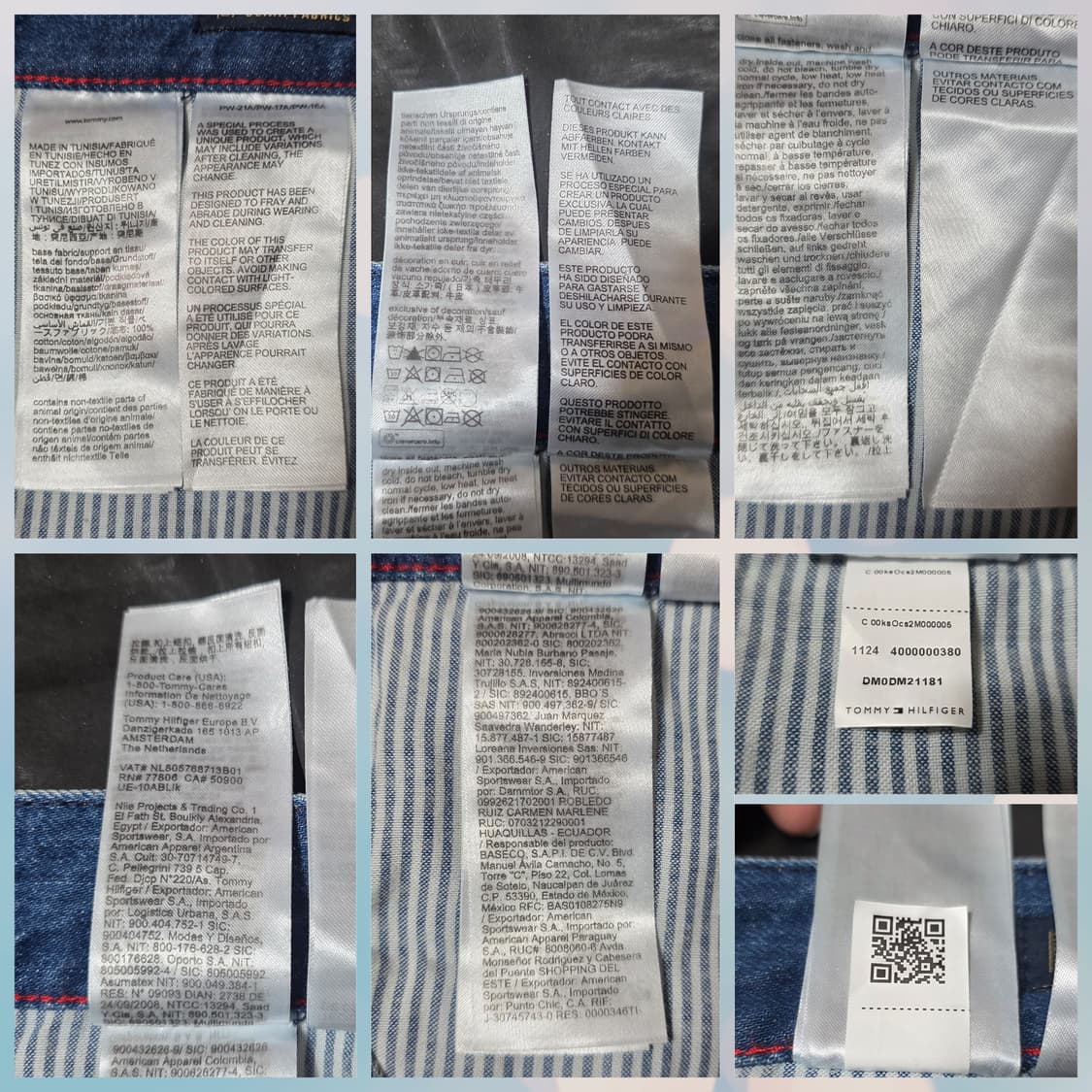 TOMMY 타미 진스 프리미엄 데님 스트레이트 칸디아니 원단(30/32) 상품이미지9