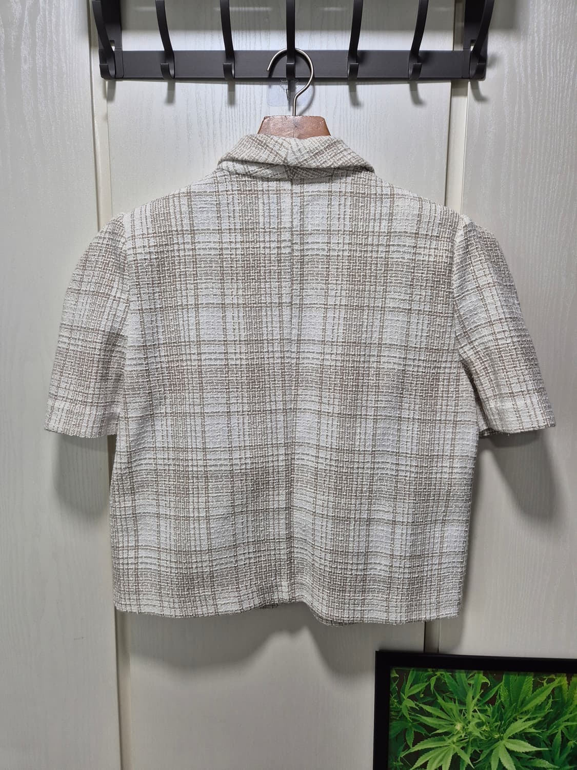 빈티지 트위드 반팔 자켓 스커트 셋업 상품이미지8