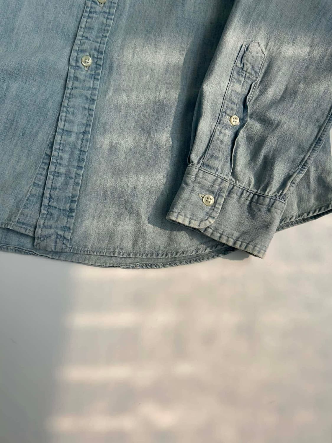 [L] 폴로 랄프로렌 샴브레이 청 버튼 셔츠 상품이미지7