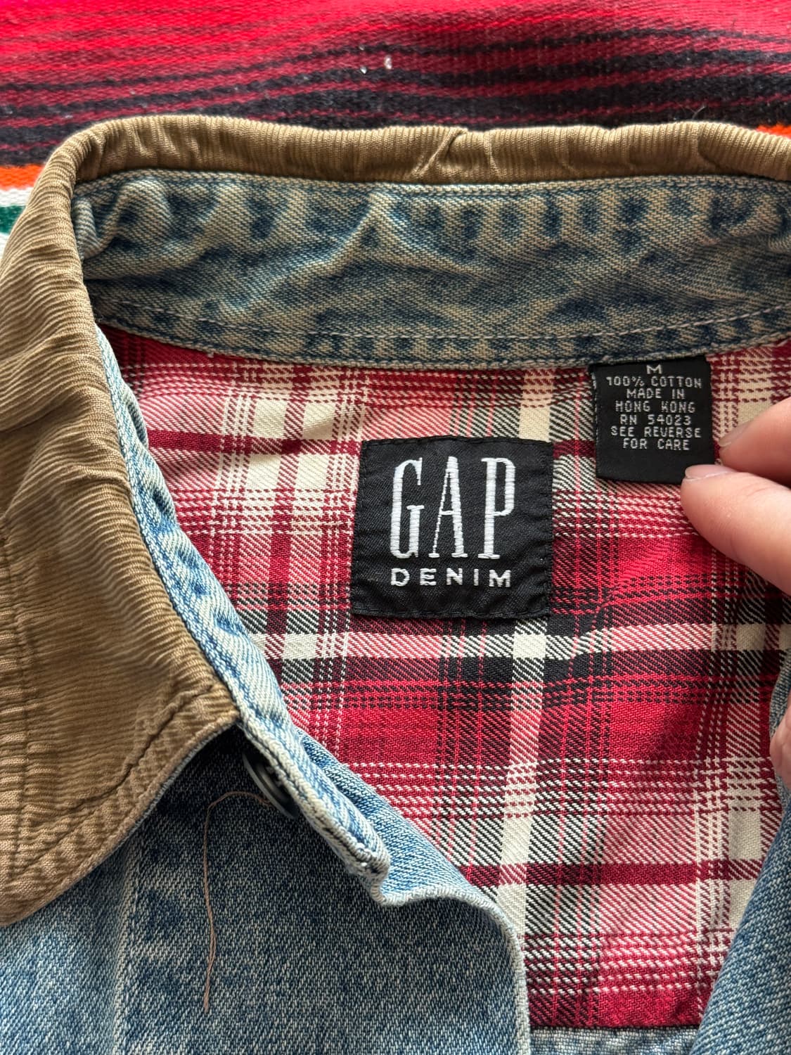 90s Old Gap denim shirt 상품이미지10