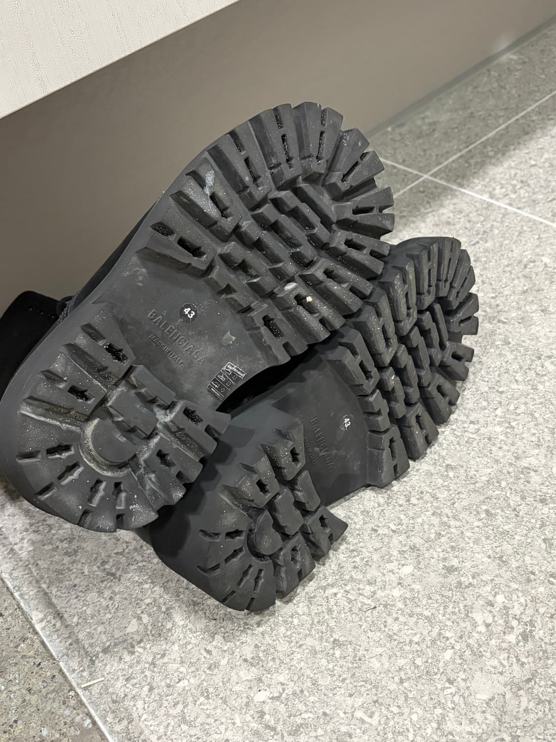 [43] 발렌시아가 스톰퍼 레더 부츠 상품이미지5