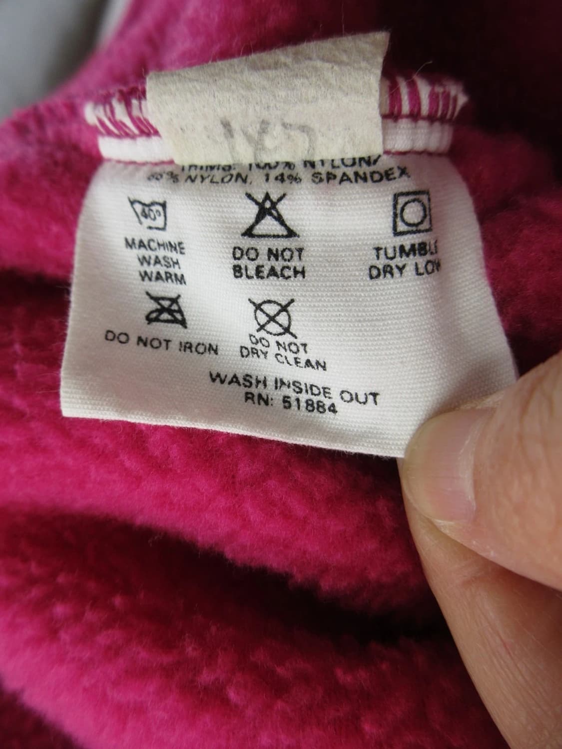 90s 파타고니아 신칠라 스냅-T 핑크/블루 USA 상품이미지6