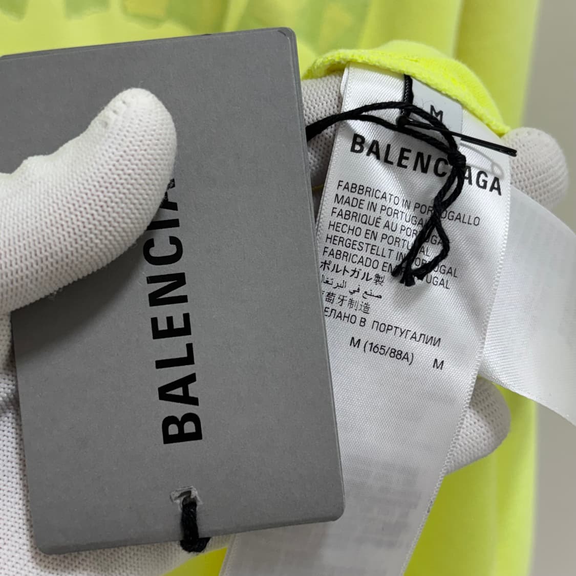 [M]발렌시아가 테이프 로고 반팔티 상품이미지3