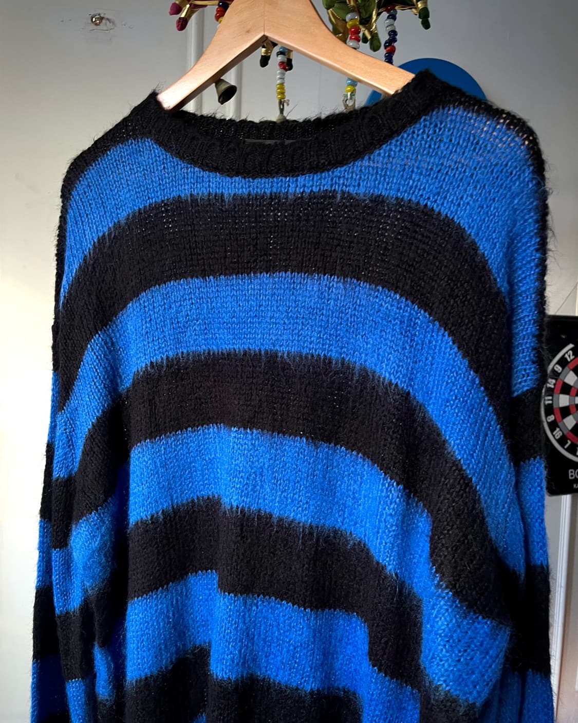 JPN Vintage Blue Kurt Cobain Hairy Knit 상품이미지6