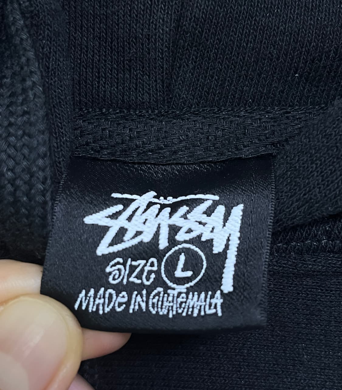 스투시 빅스탁 후드티 블랙 L 판매 상품이미지5