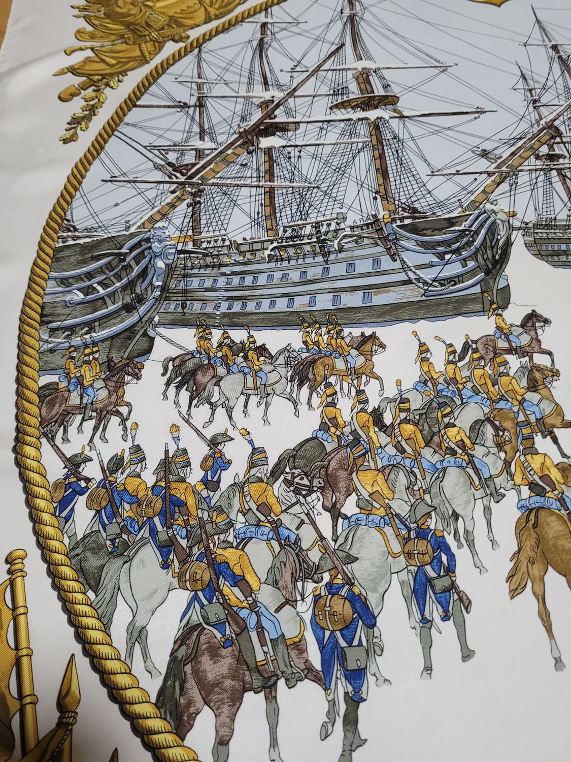 정품 에르메스 까레 실크 스카프 상품이미지3