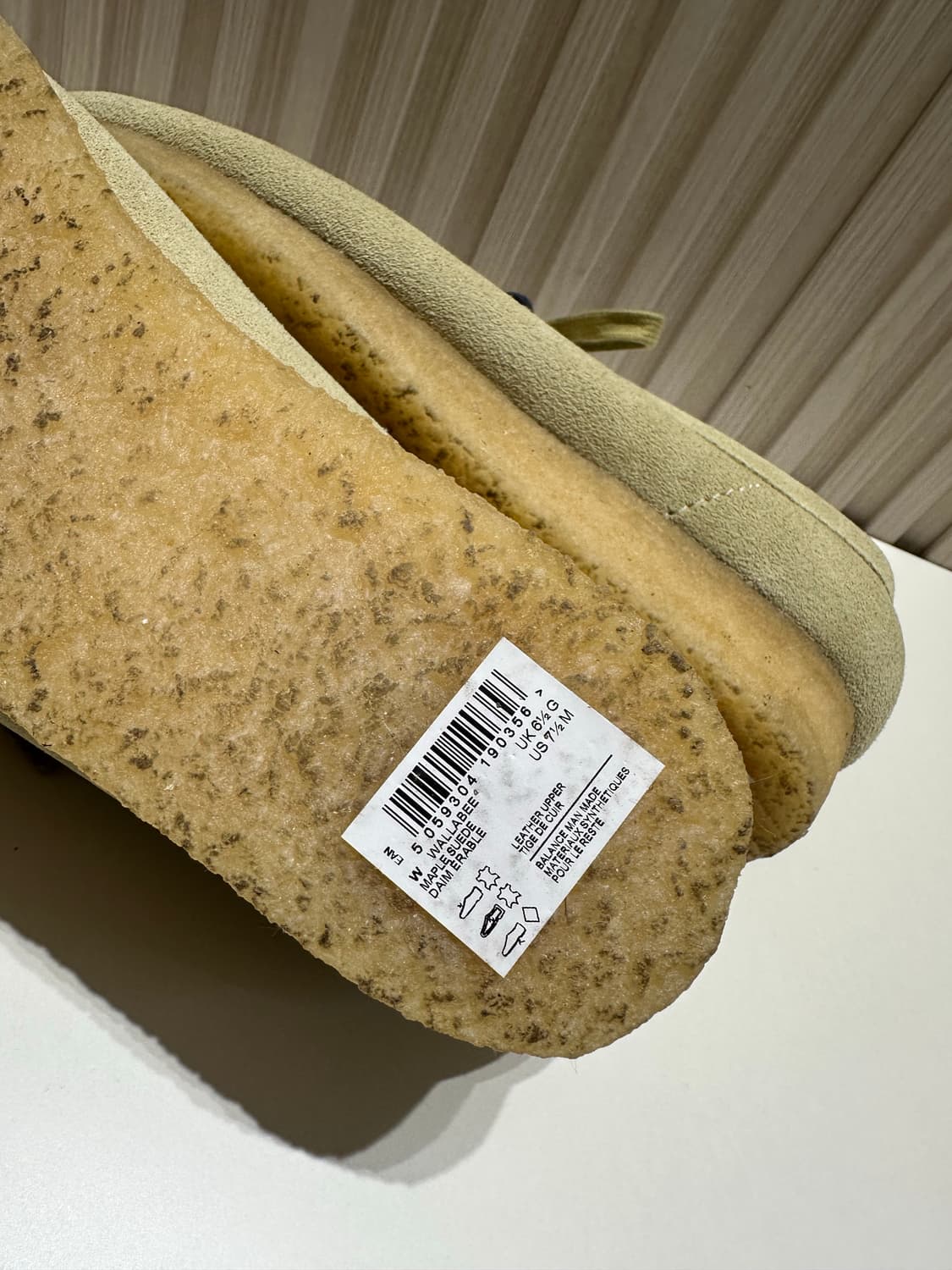 클락스 왈라비 메이플 스웨이드 UL6.5(255-260) 상품이미지8