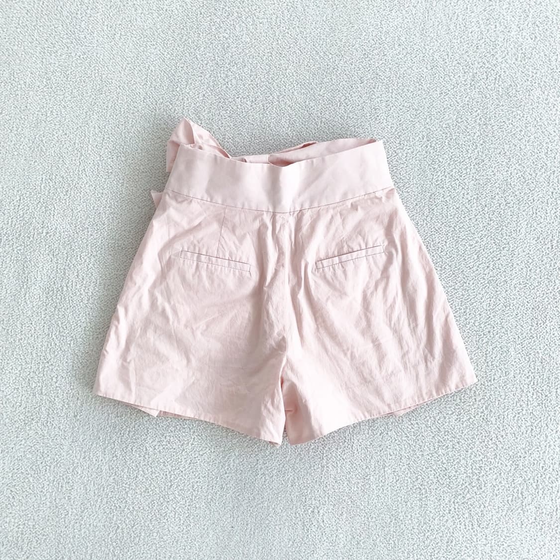 히메갸루 ♥ 딸기우유 왕리본 핀턱 3부 쇼츠 상품이미지2