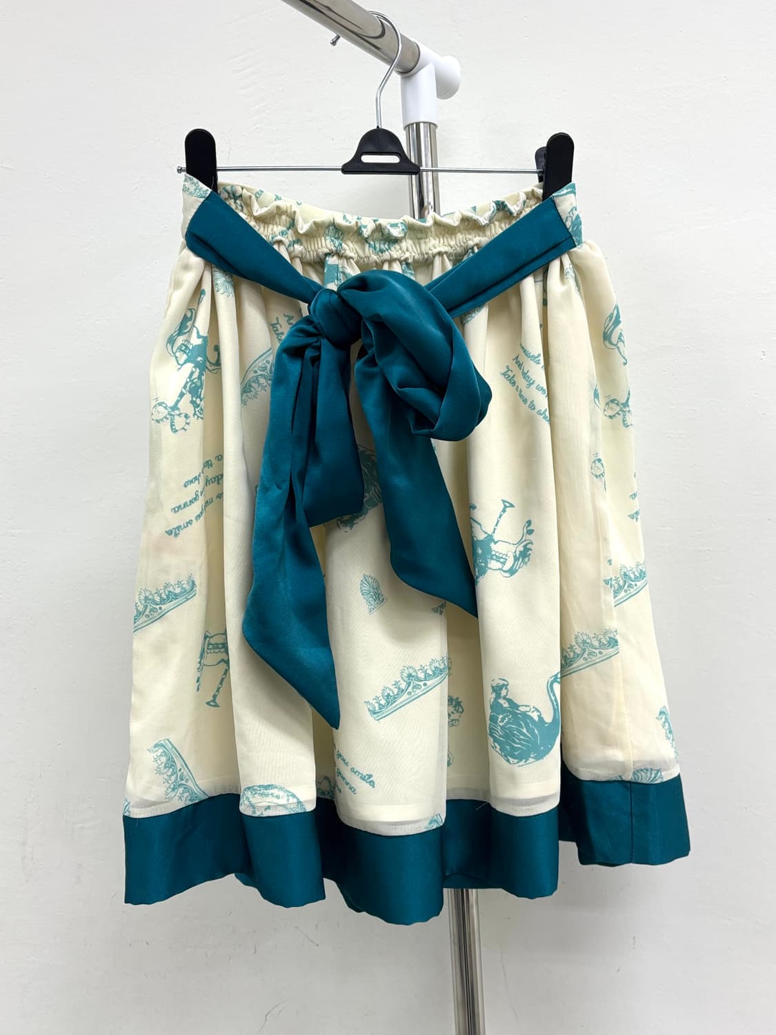 빈티지 민트 미디 스커트 상품이미지7