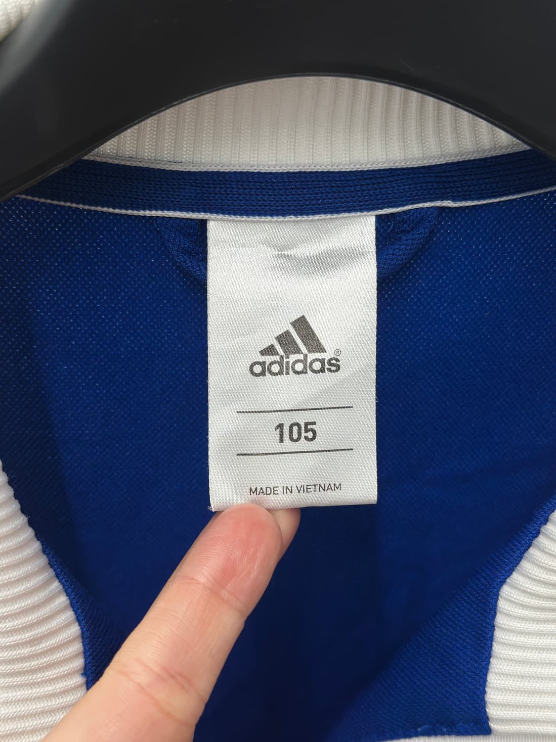 아디다스 블루/화이트 아르헨티나 져지  상품이미지7
