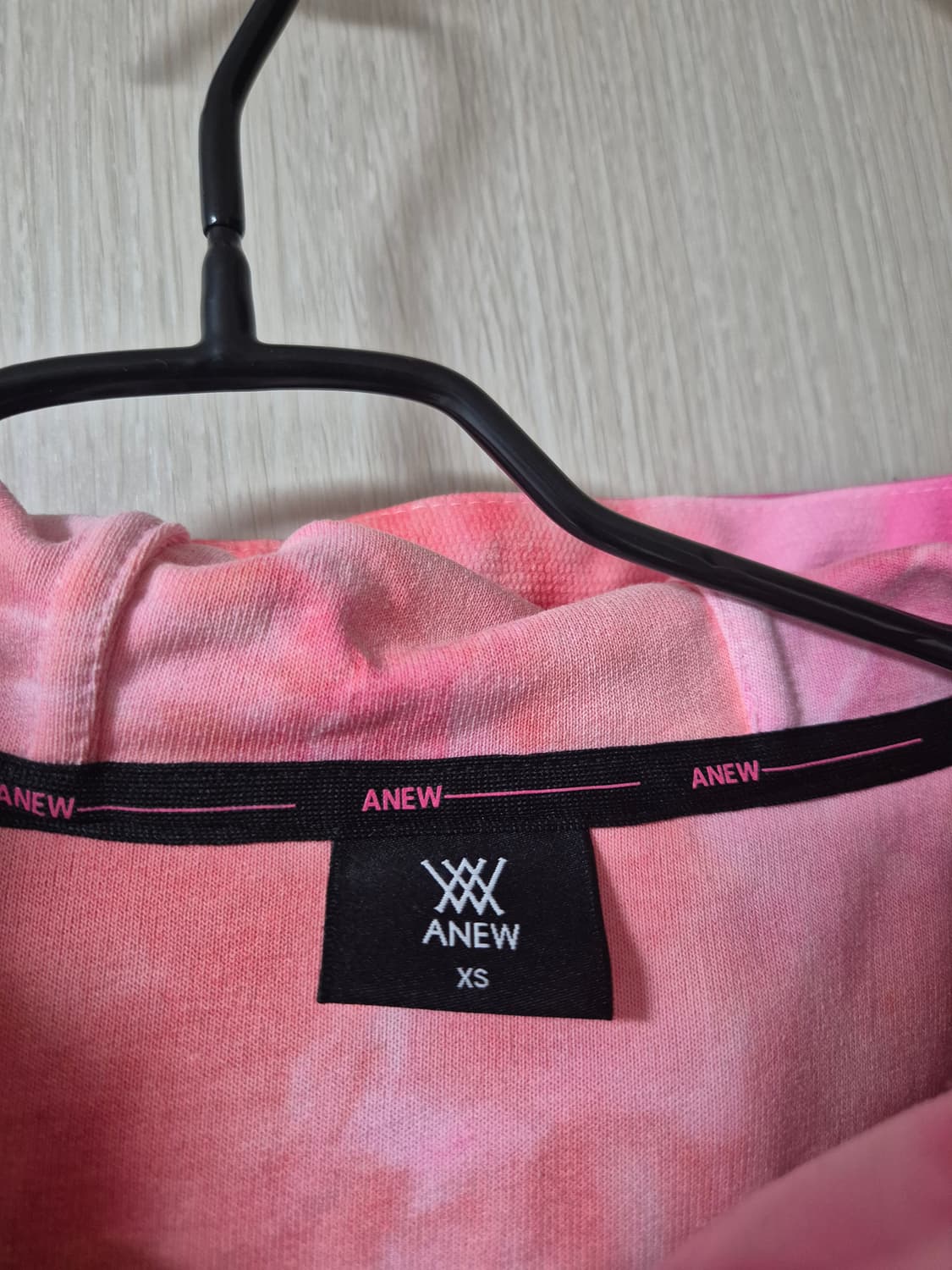 정품 (22년) 어뉴골프 ANEW 여성 후드집업 핑크 XS  상품이미지9