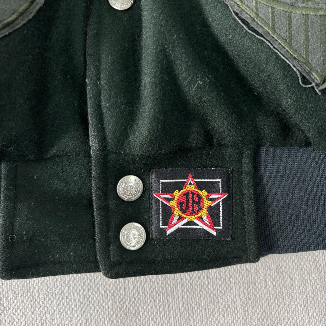 105 제프해밀턴 JH 90s MLB 멀티패치 바시티 자켓 상품이미지6