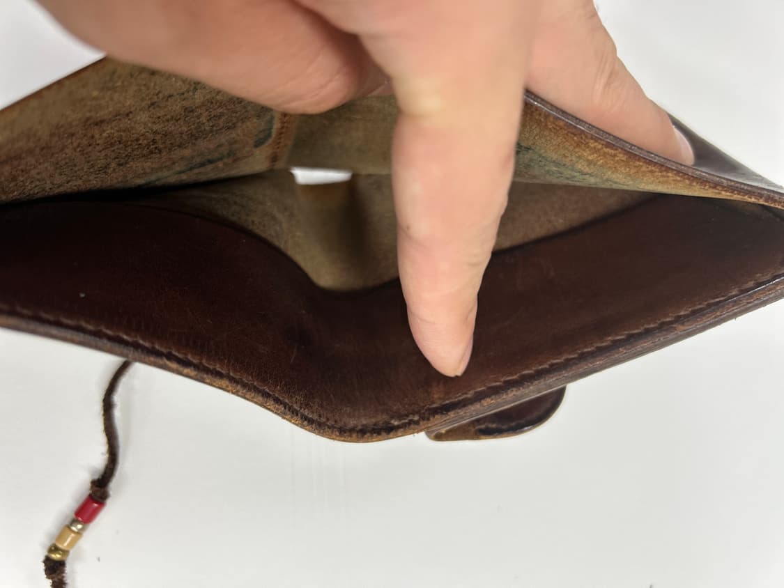 goros 고로스 새들레더 콘초 반지갑 상품이미지9