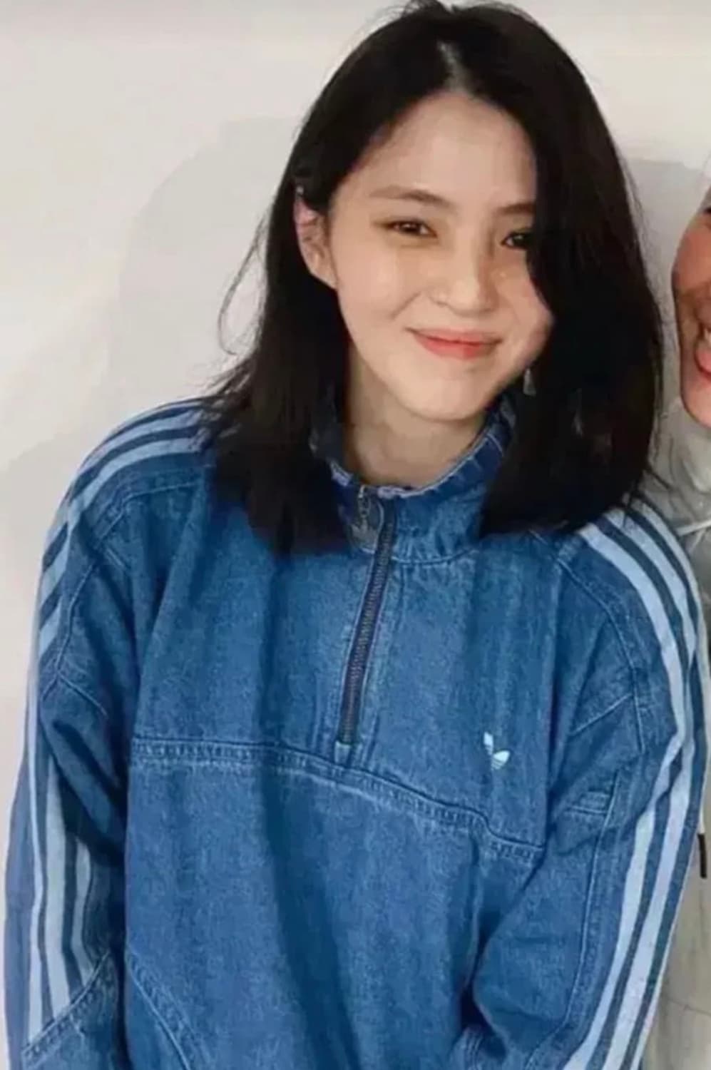 카리나착용) 아디다스 데님 셋업 상품이미지3