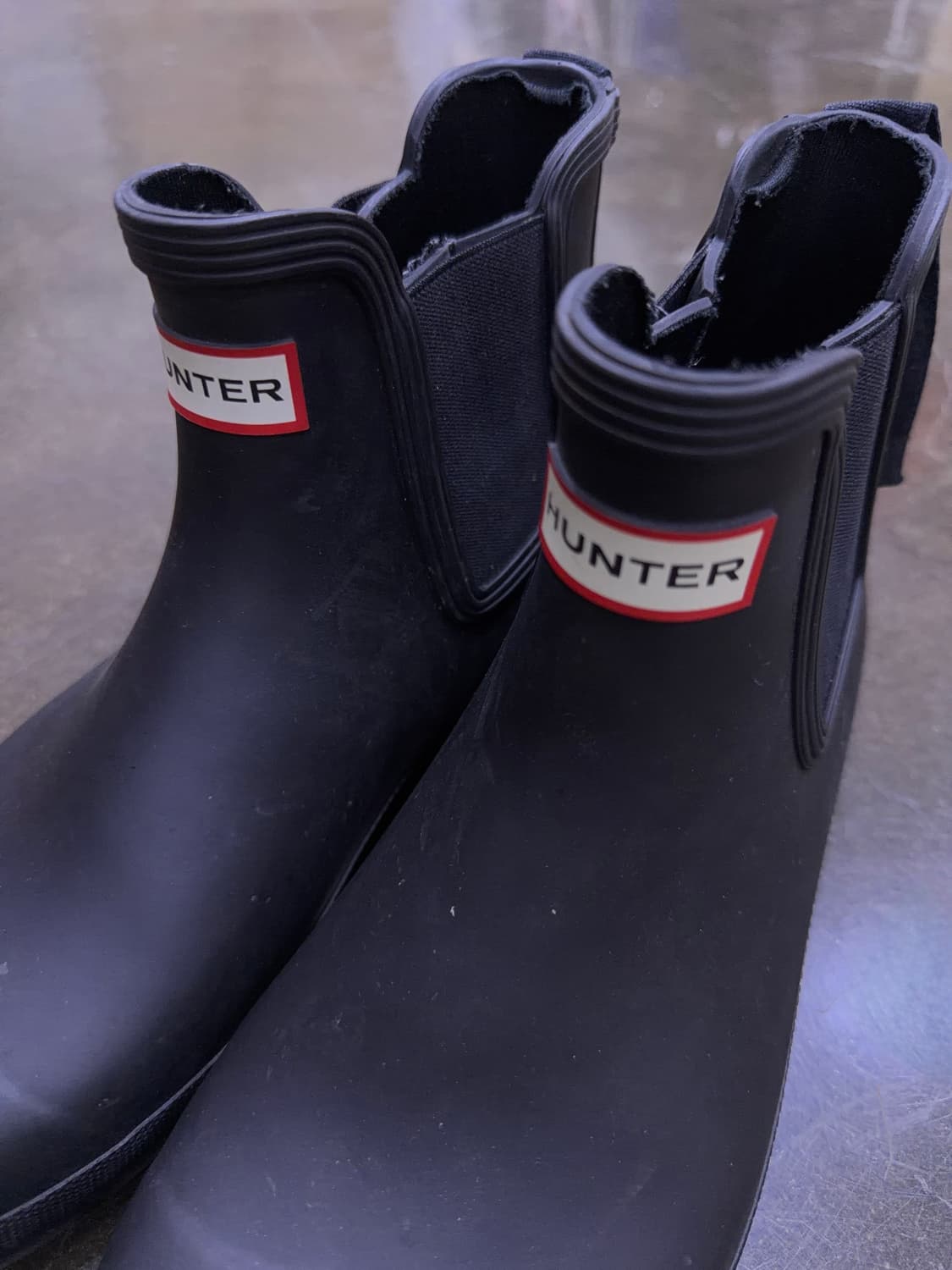 헌터 첼시 레인부츠 워커 블랙 280 상품이미지4