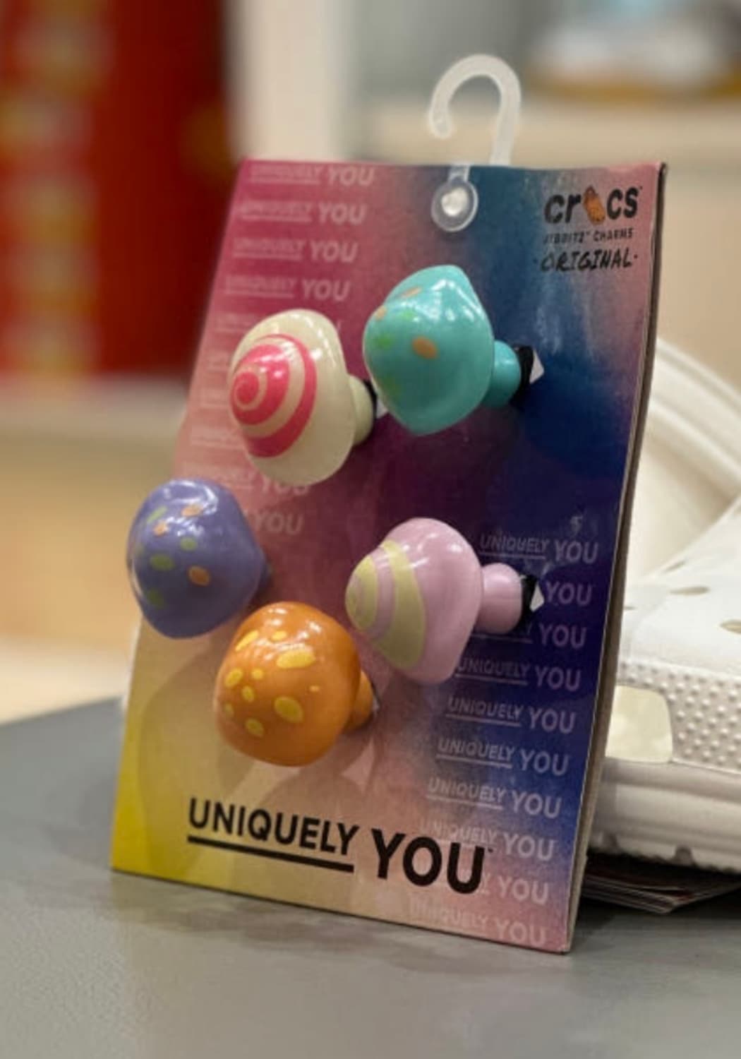 Crocs 크록스 버섯 지비츠 5개 세트  상품이미지1