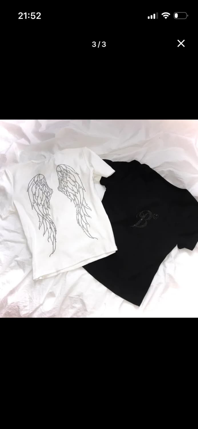 Angel wing half t-shirt 엔젤윙 반팔 상품이미지2