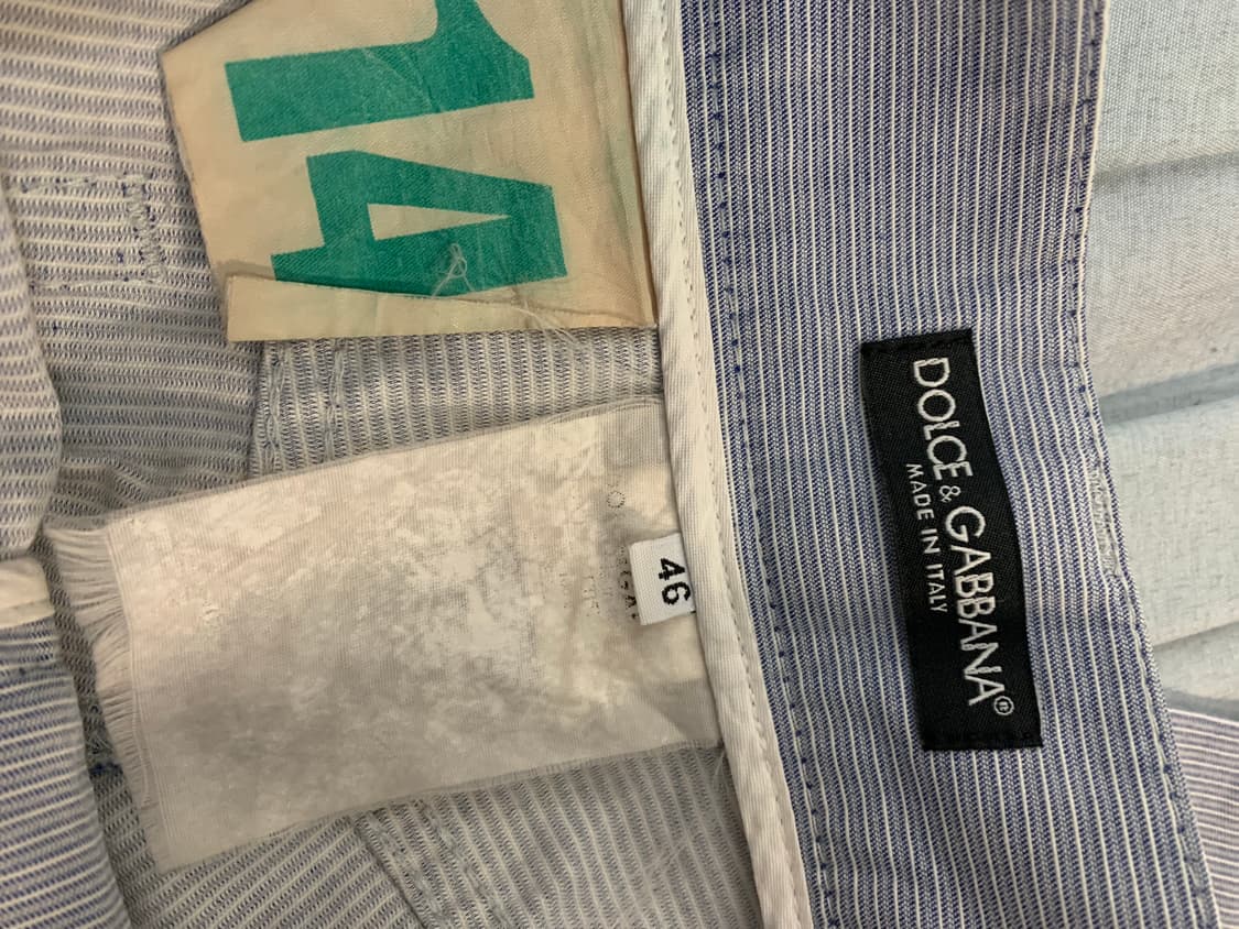 돌체앤가바나 스트라이프 바지 46 상품이미지5