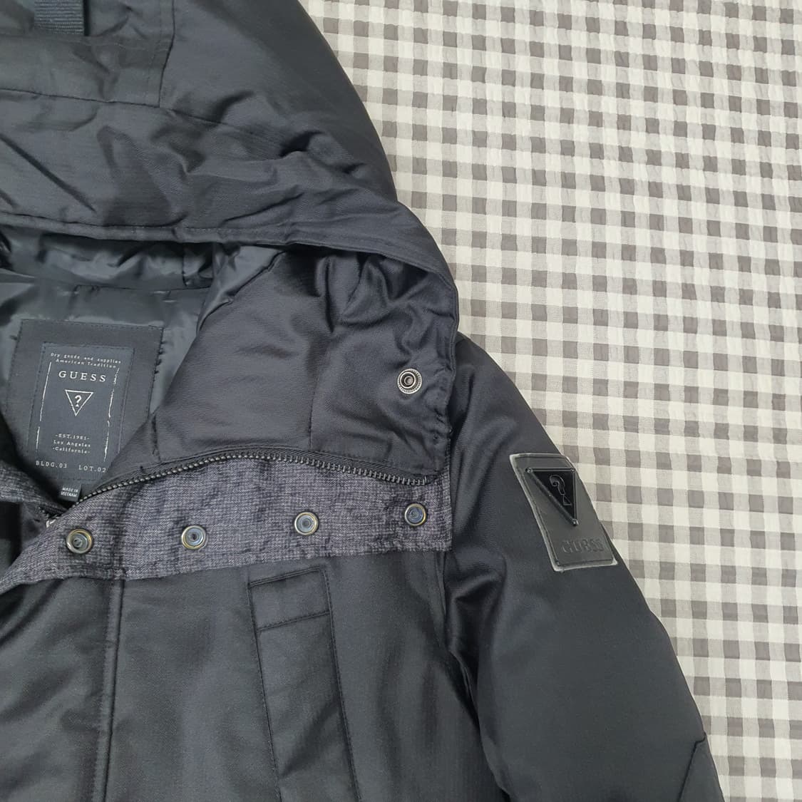 게스 오리털 겨울패딩 남자95 상품이미지3