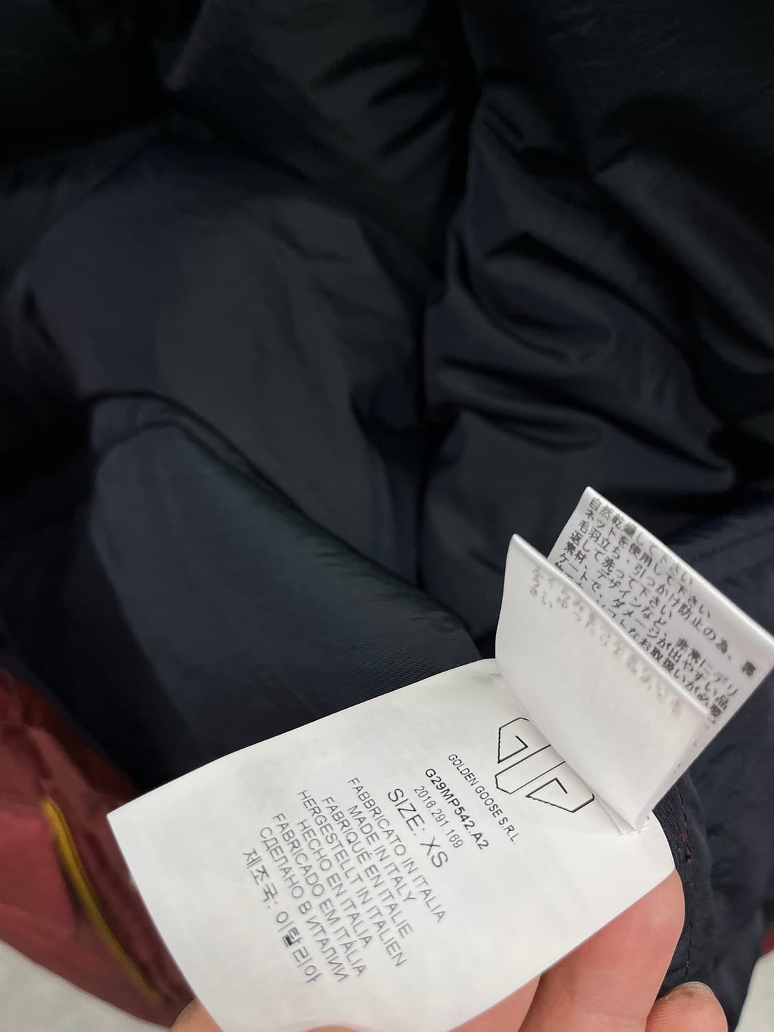 95-100) 골든구스 나일론 스트링 다운패딩 상품이미지10