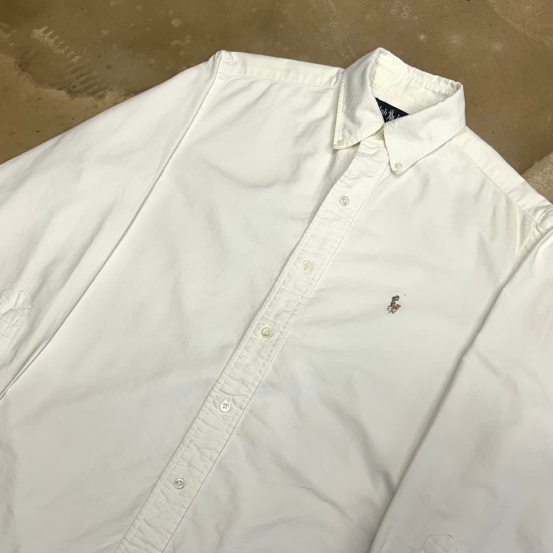 37-78 폴로랄프로렌 화이트 코튼 셔츠 상품이미지1