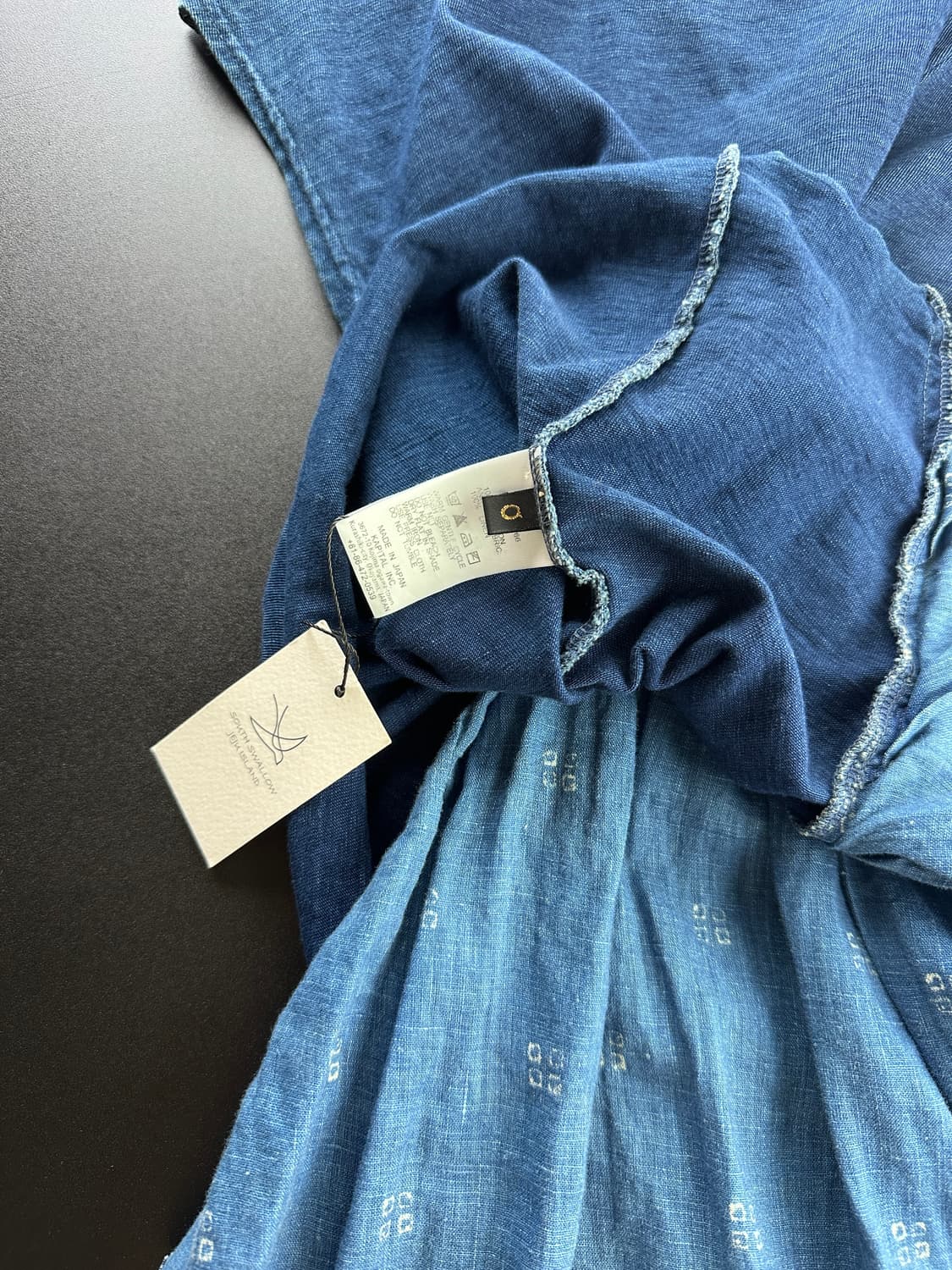Kapital indigo linen sleeveless 상품이미지3