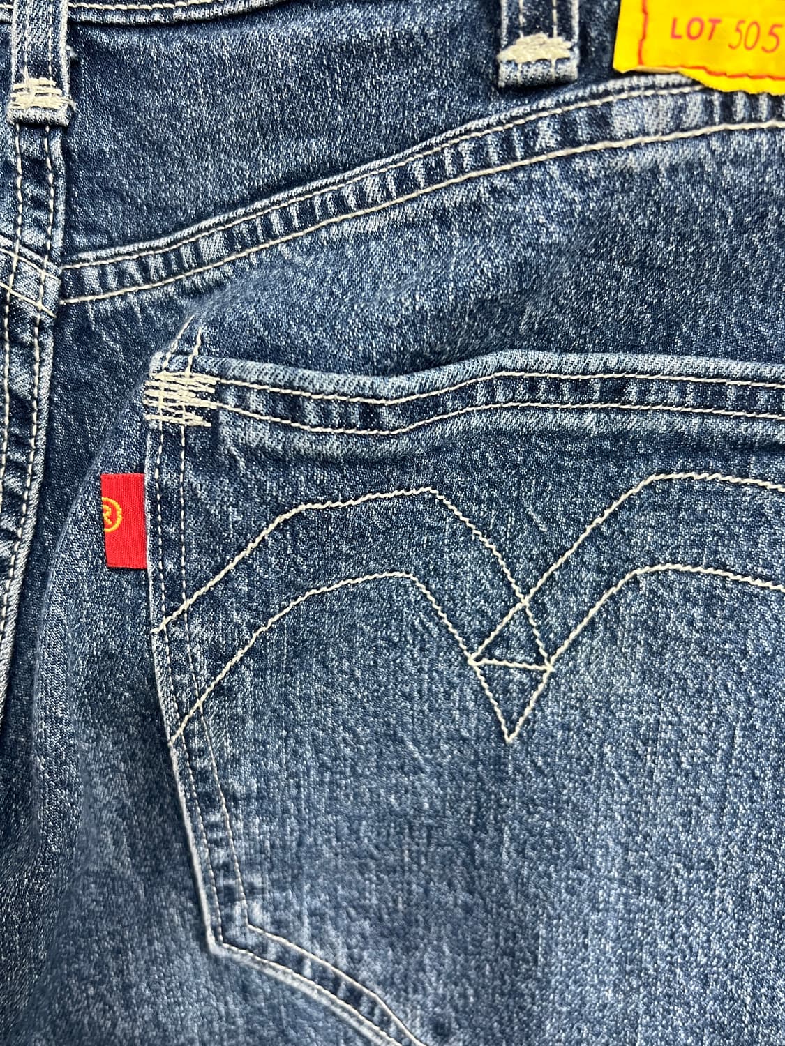 Levis Red 리바이스 레드 505 레귤러 스트레이트 데님 팬츠 상품이미지4