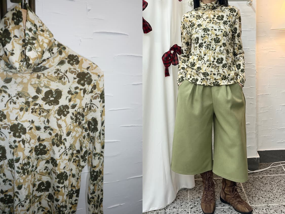 Floral polar long sleeve 상품이미지1