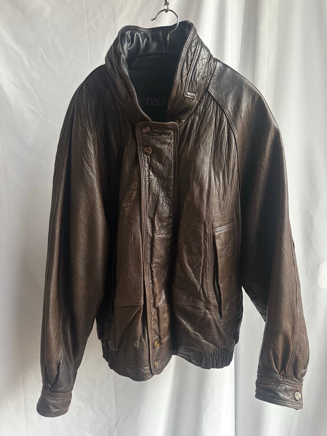 노티카 레더 자켓 상품이미지1