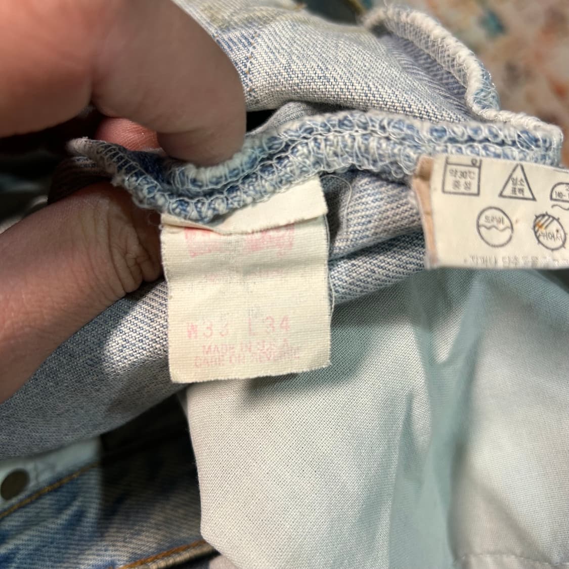 [33X34] 90s made in usa 리바이스 501 부츠컷 커스텀 상품이미지8