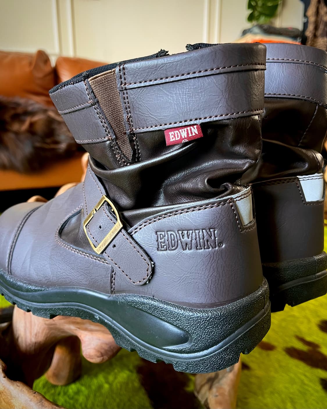 90-00s Old EDWIN Engineer Scotch Boots 상품이미지5