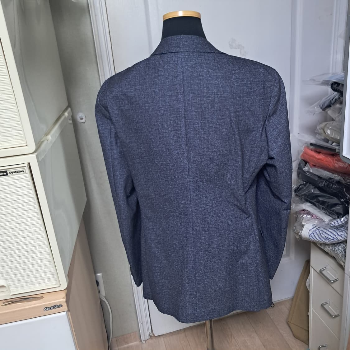 (라벨만 뗀 새제품)AND Z 라이트 남성 네이비 자켓 95 상품이미지3