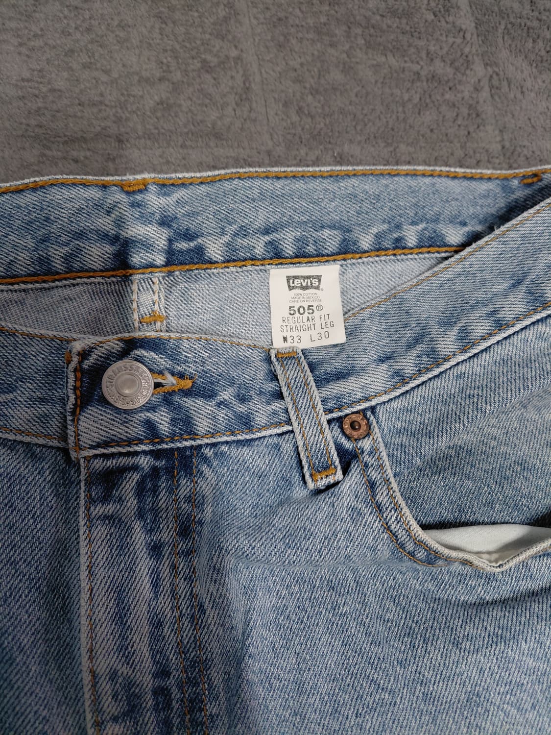 505 빈티지 리바이스 R탭 33x30 상품이미지6