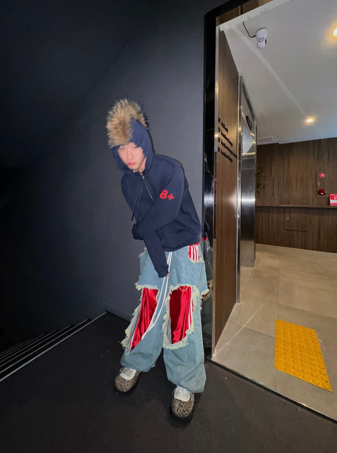 요리스포츠 트랙 데님 팬츠 상품이미지3