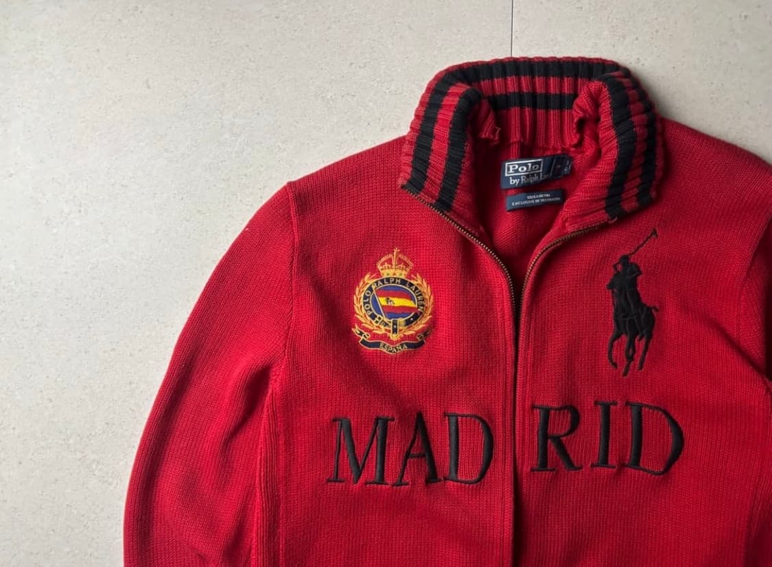 폴로 빅포니 마드리드 니트집업 상품이미지2