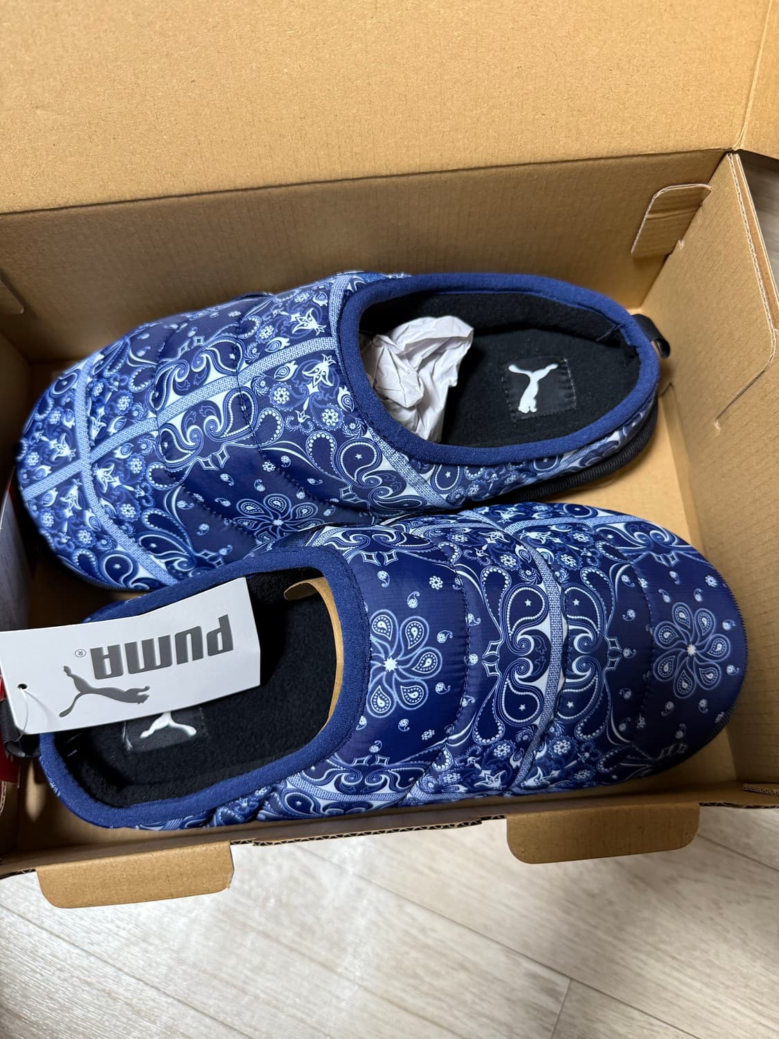 퓨마 스커프 패딩 뮬 상품이미지1