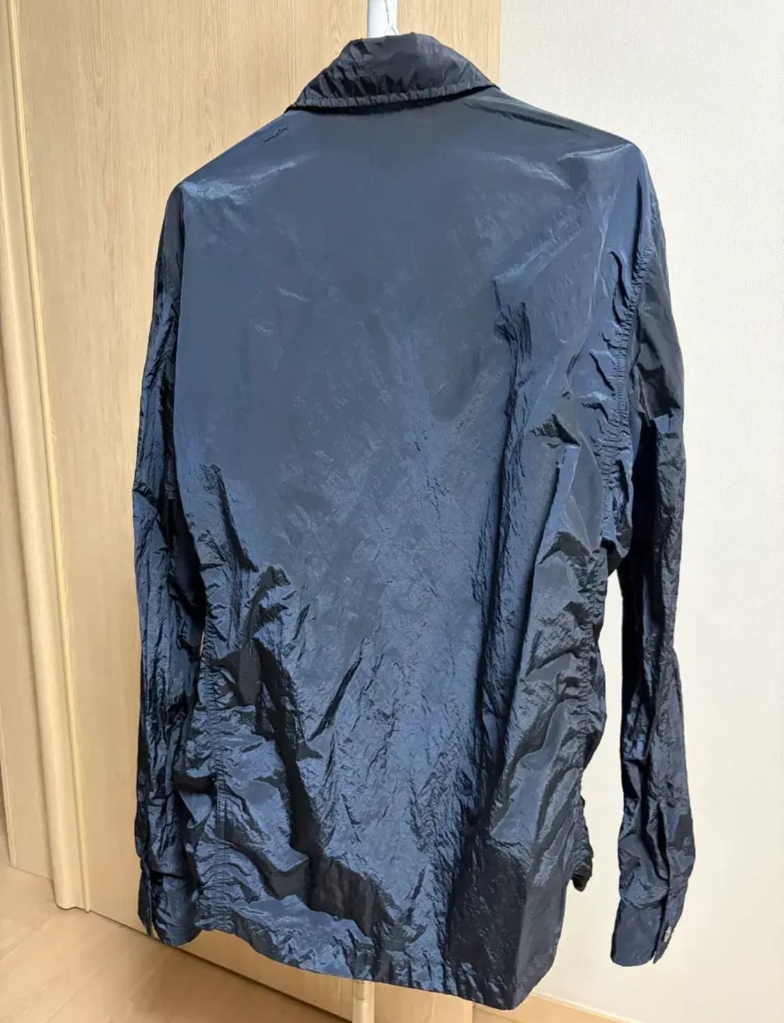 18ss 스톤아일랜드 나일론 메탈 오버셔츠 네이비 XL 상품이미지2