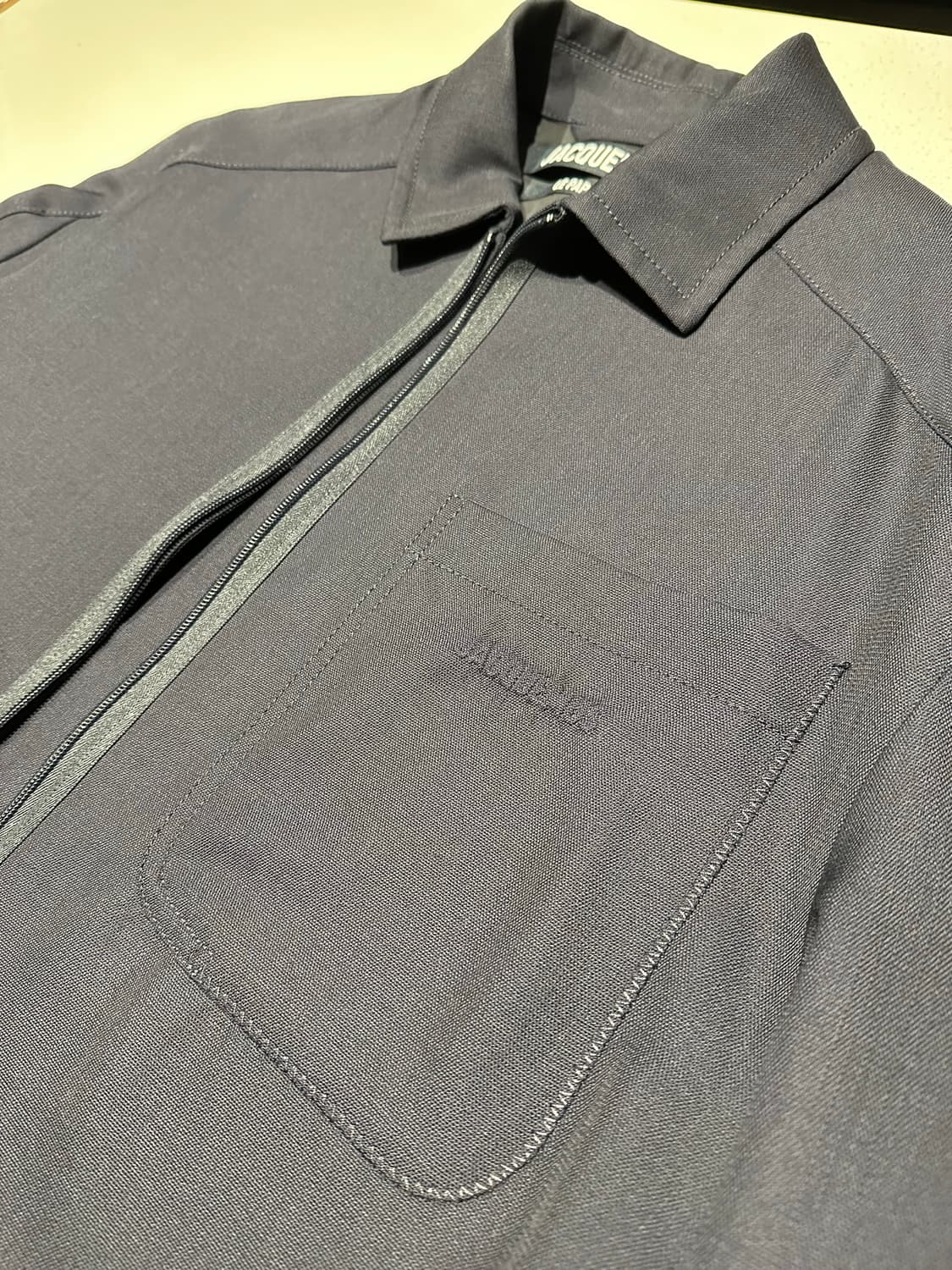 Jacquemus Le Papier Navy Blouson 상품이미지3