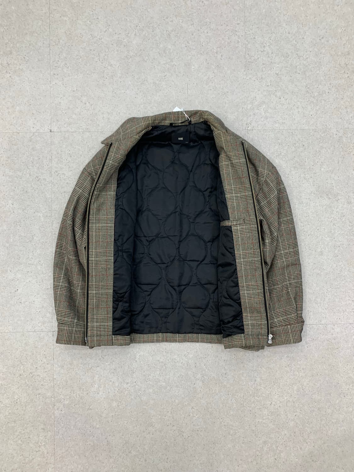Hare 하레 울 체크 자켓 상품이미지5