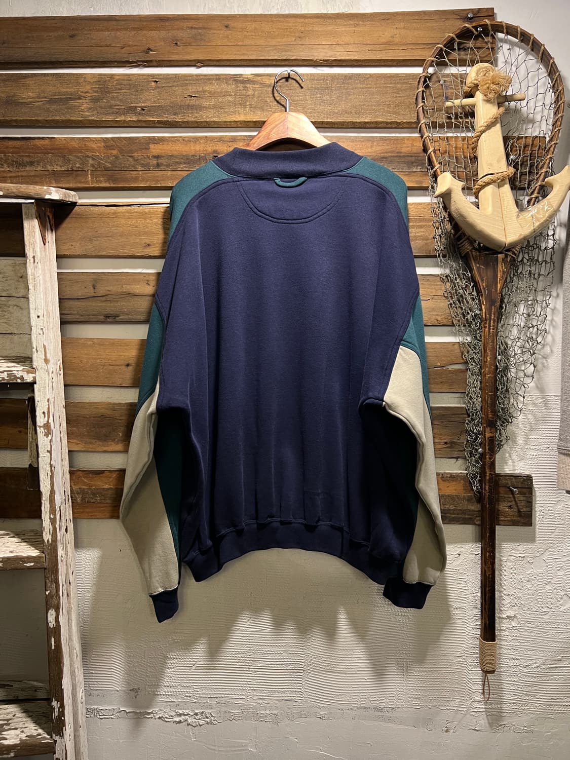 [XL]80's 아디다스 스펠아웃 멀티컬러 오버핏 스웻셔츠 상품이미지7