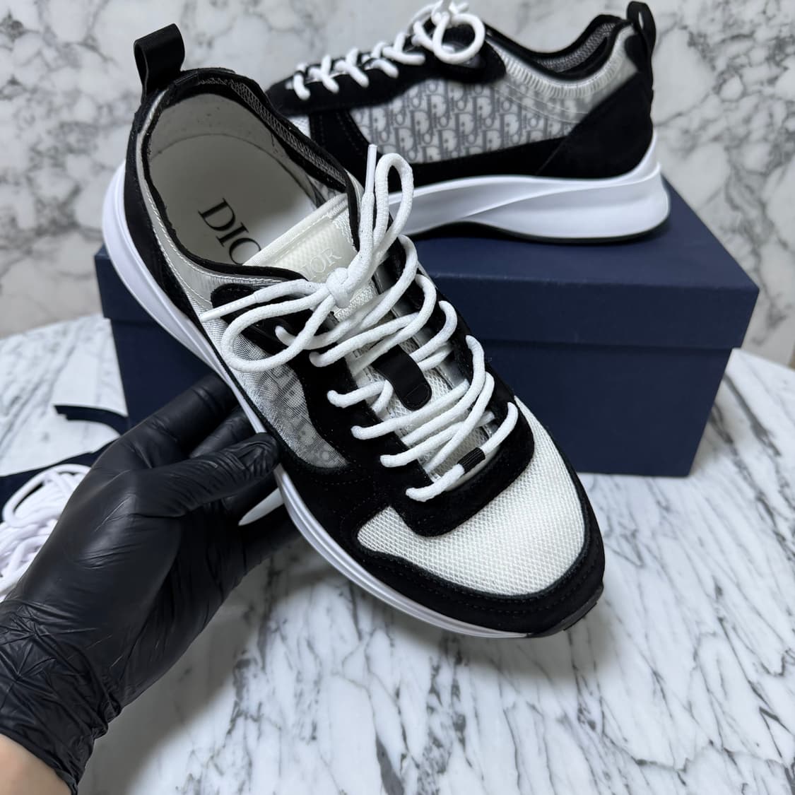 (41) 디올 오블리크 b25 러너 스니커즈   상품이미지3