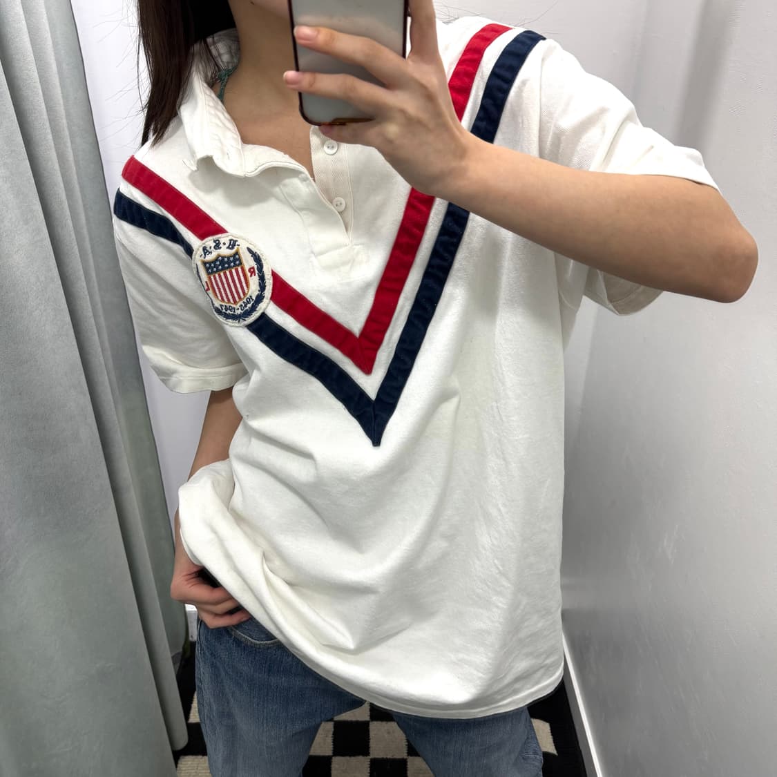 폴로 화이트 반팔 pk티셔츠 상품이미지1