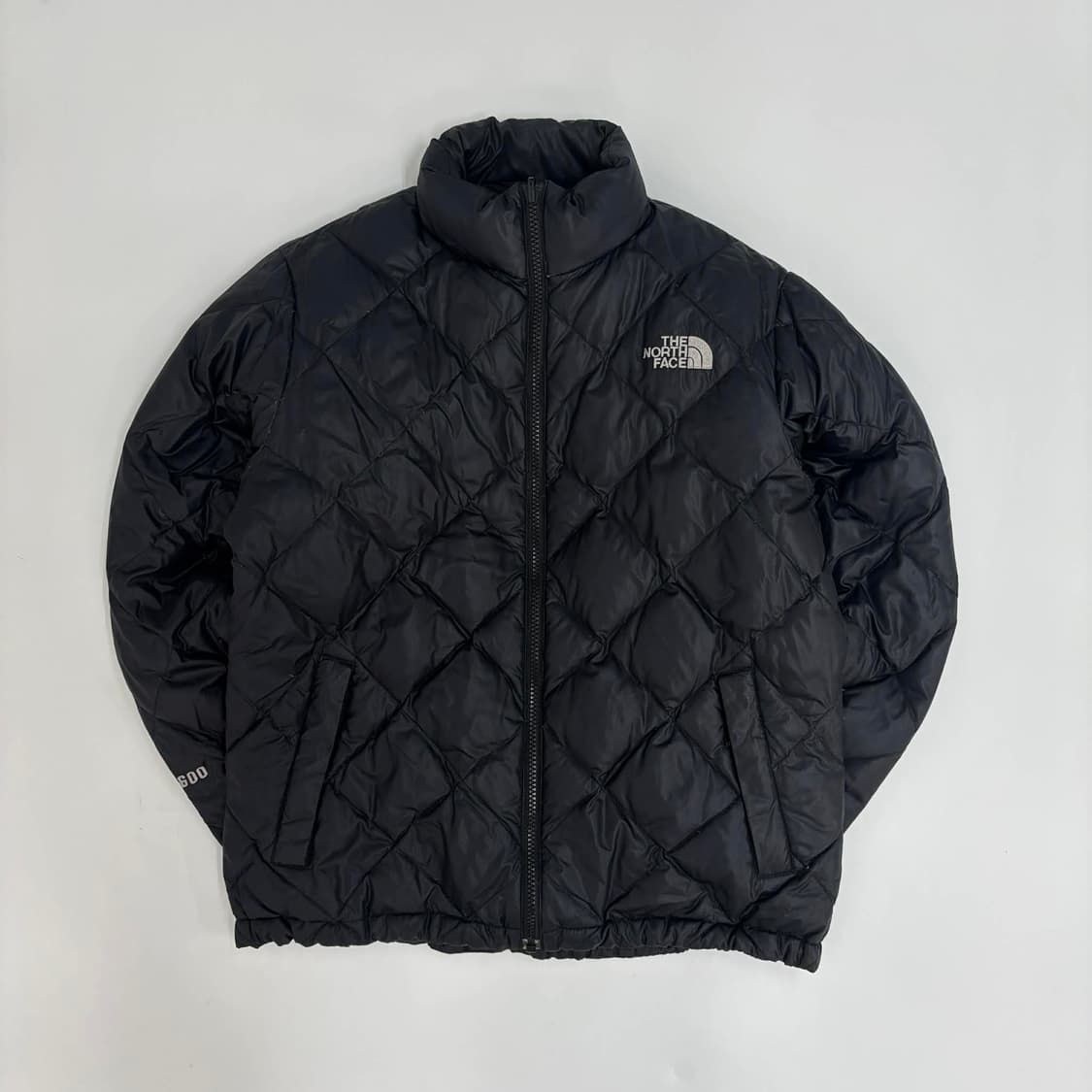 노스페이스 600필 블랙 구스다운 자켓 경량 패딩(90) 상품이미지2