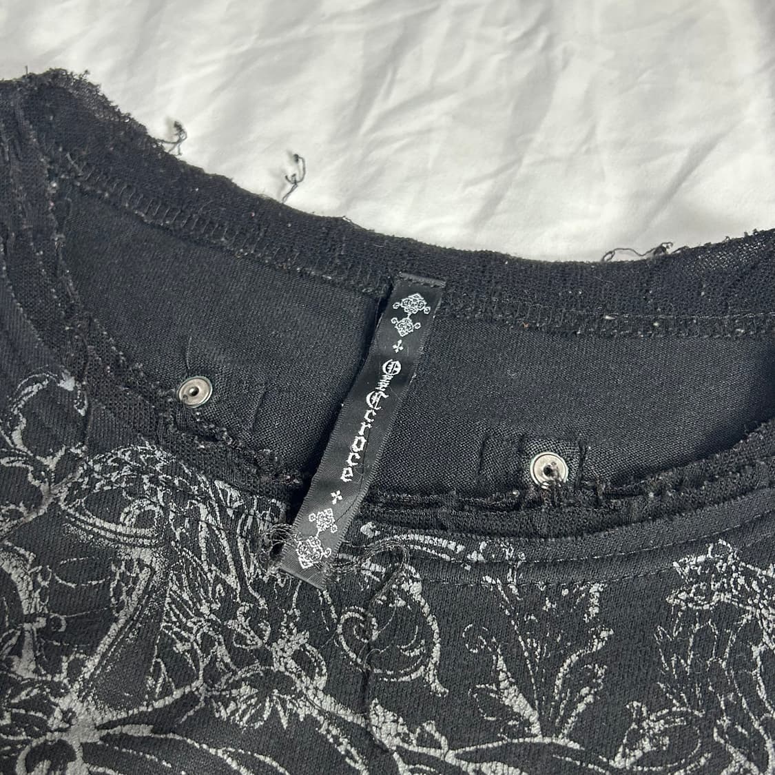 [OZZ CROCE] 오즈크로스 고딕 펑크 셔링 롱슬리브 상품이미지4