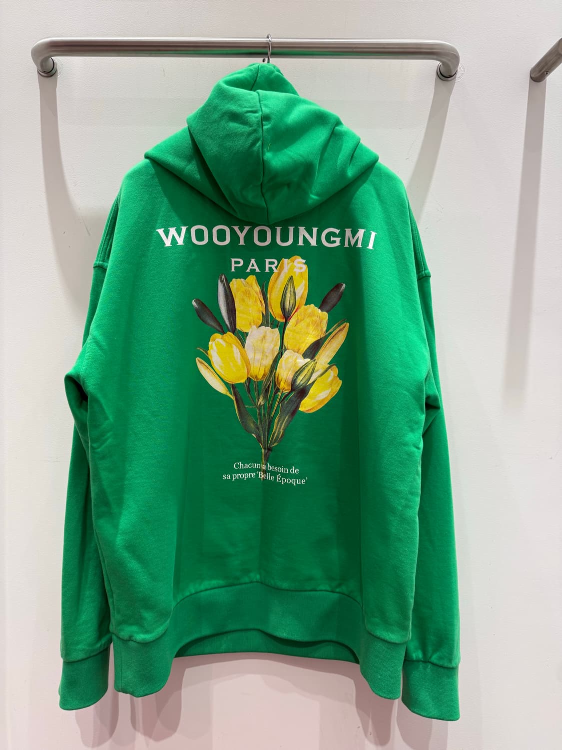 우영미 플라워 백로고 후드티 48 상품이미지1