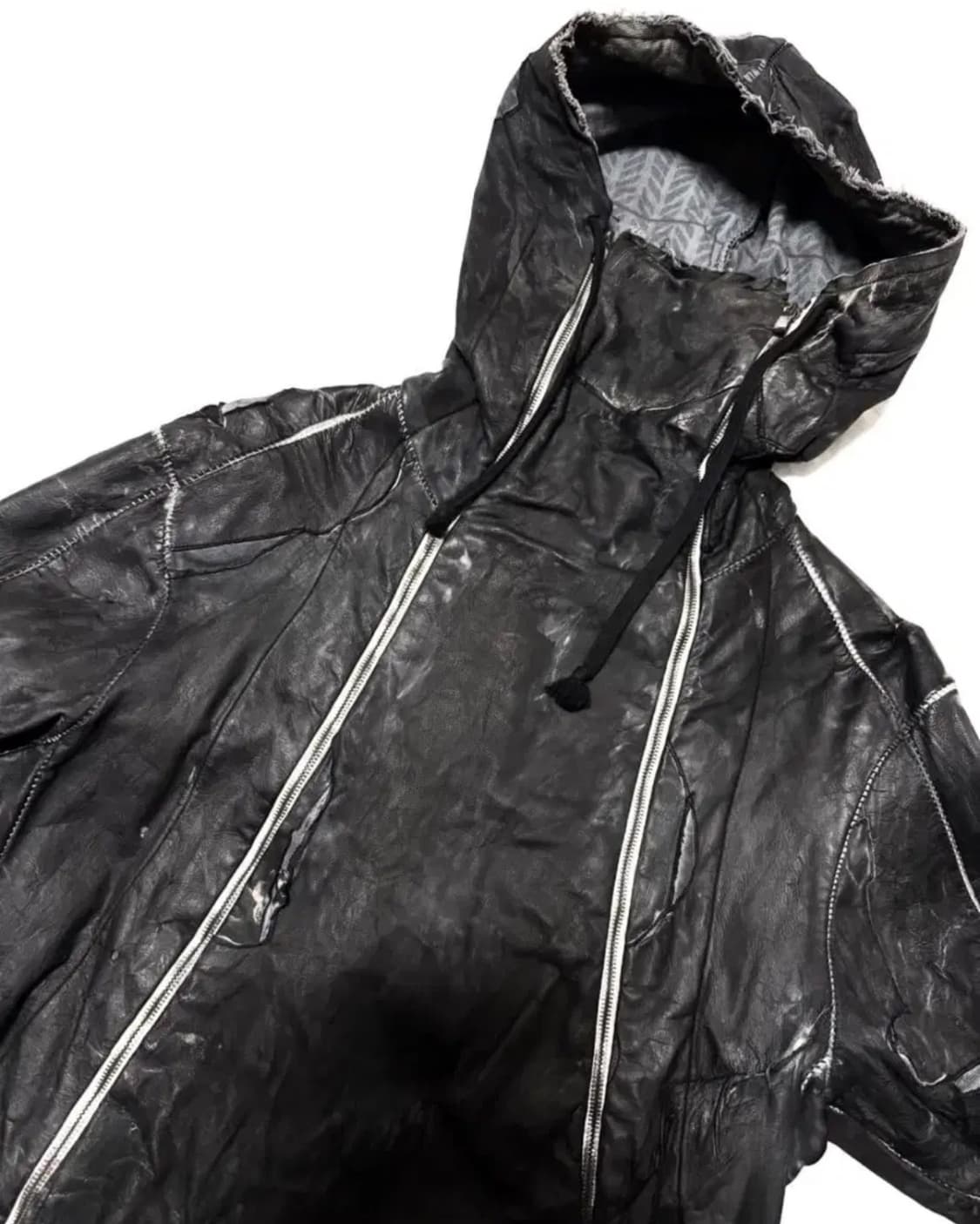 TYPE III DOUBLE ZIP HOODIE IN MOONSTAR L 상품이미지3