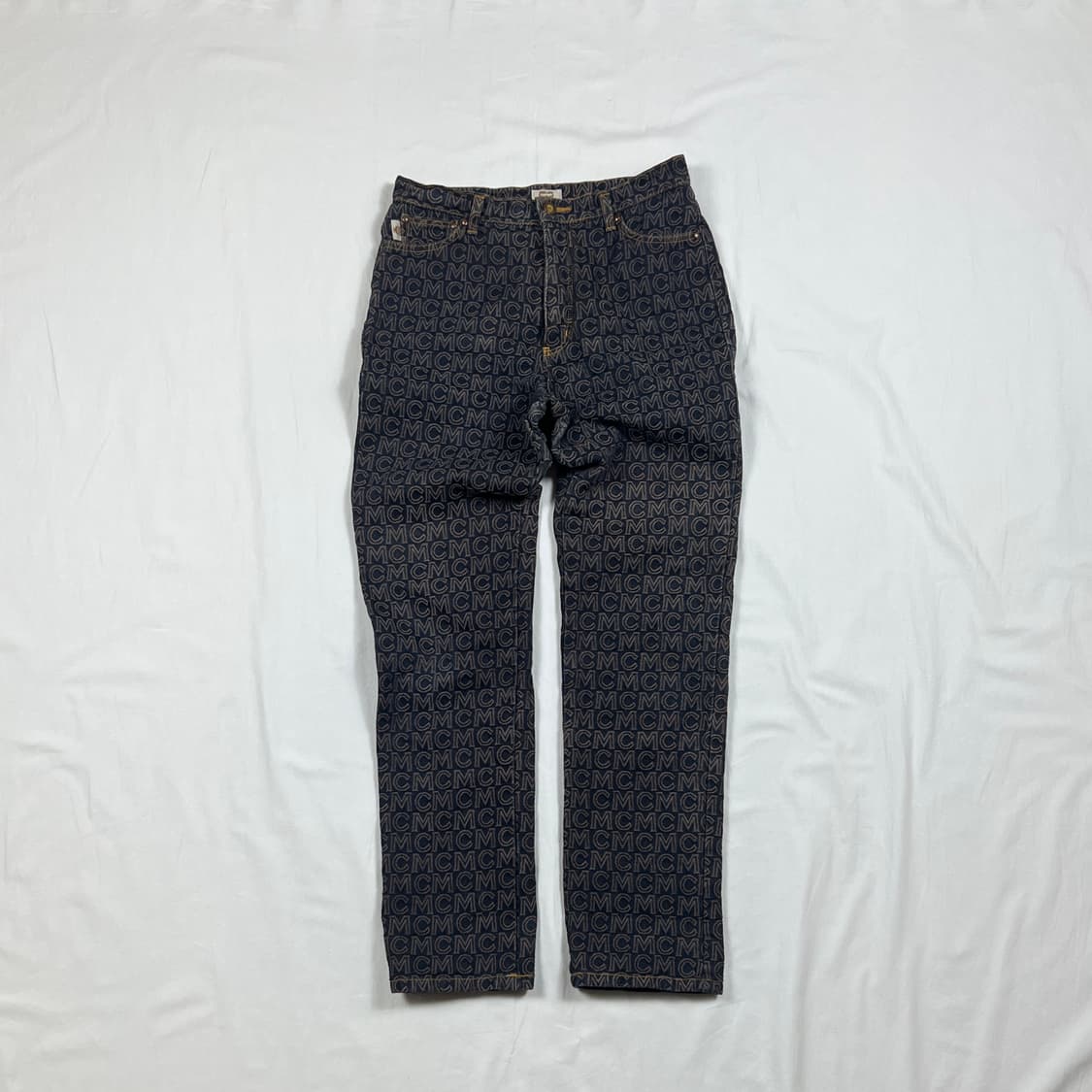90’s 엠씨엠 mcm 자카드 패턴 팬츠 바지 상품이미지1